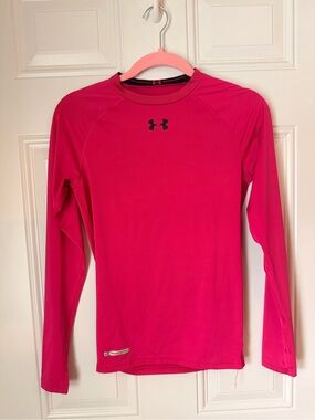Under Armour Hot Pink Long Sleeve Performance Top
